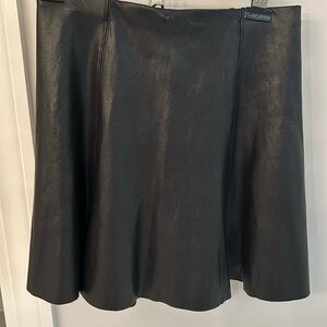 Spanx faux leather mini skirt